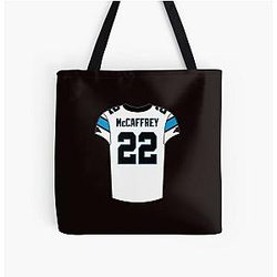 Christian McCaffrey NFL All Over Print Tote Bag