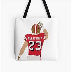 Christian McCaffrey All Over Print Tote Bag
