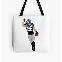 Carolina Panthers Christian McCaffrey Tote Bag