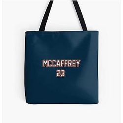 Christian McCaffrey - San Francisco 49ers All Over Print Tote Bag