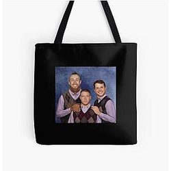 Christian Mccaffrey George Kittle Brock Prudy Step Brothers Football San Francisco Big Tote Bag