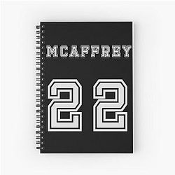 Christian McCaffrey Jersey Notebook