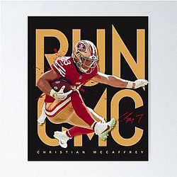 Christian McCaffrey Poster