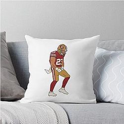 Christian McCaffrey Throw Pillow