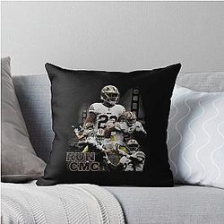 Christian McCaffrey CMC Throw Pillow