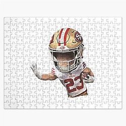 San Francisco 49ers Christian McCaffrey Jigsaw Puzzle