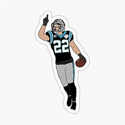 Carolina Panthers Christian McCaffrey Stickers