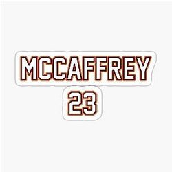 Christian McCaffrey San Francisco 49ers Sticker