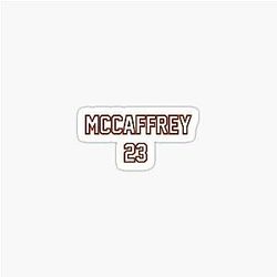 Christian McCaffrey San Francisco 49ers Sticker