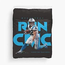 Christian McCaffrey Duvet Cover