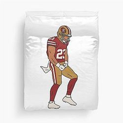 Christian McCaffrey Duvet Cover
