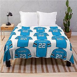 Christian McCaffrey Throw Blanket