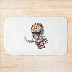 San Francisco 49ers Christian McCaffrey Bath Mat