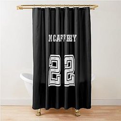 Christian McCaffrey Jersey Shower Curtain