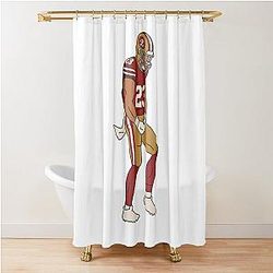 Christian McCaffrey Shower Curtain