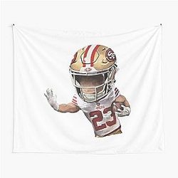 San Francisco 49ers Christian McCaffrey Tapestry
