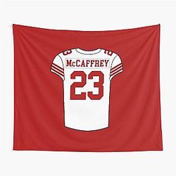 Christian McCaffrey Jersey Tapestry