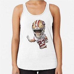 San Francisco 49ers Christian McCaffrey Racerback Tank Top