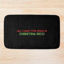 All I Want for Christmas is Christina Ricci Bath Mat