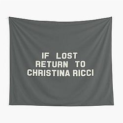If Lost Return to Christina Ricci Tapestry