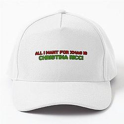 All I Want for Christmas is Christina Ricci Baseball Cap