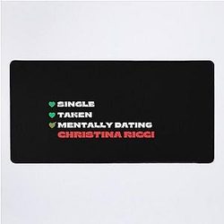 Mentally Dating Christina Ricci Desk Mat