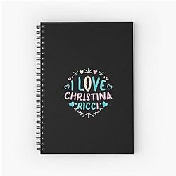 I Love Christina Ricci Notebook