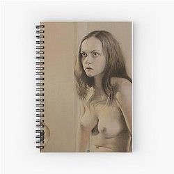 Airbrush Portrait Christina Ricci (Prozac Nation) Notebook