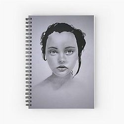 Christina Ricci Portrait Notebook