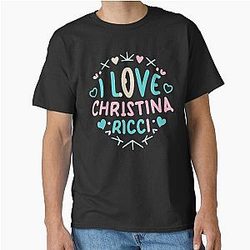I Love Christina Ricci Classic T-Shirt