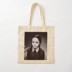 Wednesday Addams Christina Ricci Movie Cotton Tote Bag