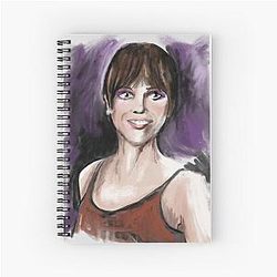 Christina Ricci Spiral Notebook