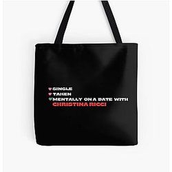 Mentally on a date with Christina Ricci tote bag