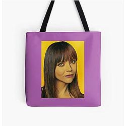 Christina Ricci Art Portrait Tote Bag