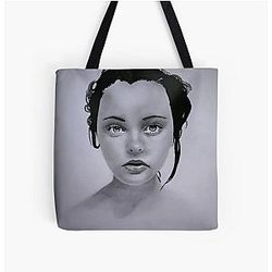 Christina Ricci All Over Print Tote Bag