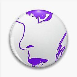 Christina Ricci side profile Pin