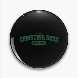 Property of Christina Ricci Pin