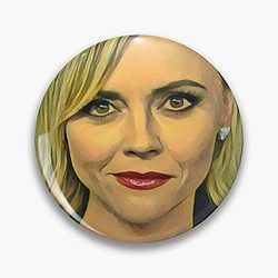 Christina Ricci Blonde Portrait Pin
