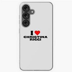 I Love Christina Ricci Black Font Samsung Galaxy Soft Case