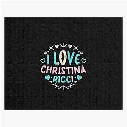 I Love Christina Ricci Jigsaw Puzzle