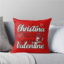 Christina Ricci is my Valentine Throw Pillow