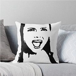 Christina Ricci Throw Pillow