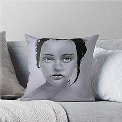 Christina Ricci Portrait Pillow