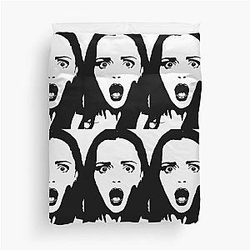 Christina Ricci Shocked Duvet Cover