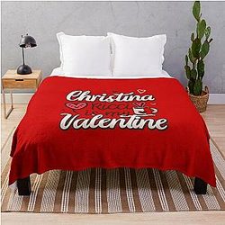 Christina Ricci Is My Valentine Throw Blanket