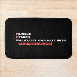 Mentally on a date with Christina Ricci bath mat