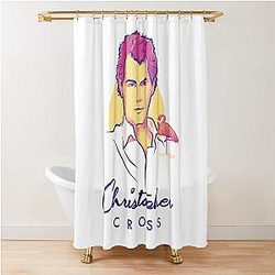 Christopher Cross Shower Curtain