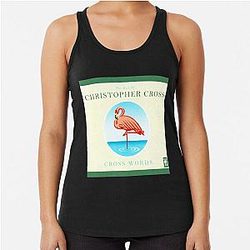 Cross words very best of christopher cross Racerback Tank Top