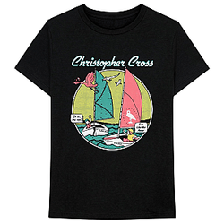Sailing Boat Cartoon LA 2004 Christopher Cross T-Shirts