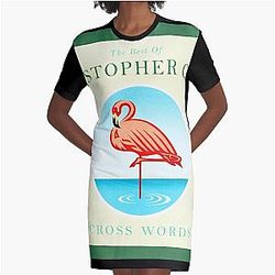 Cross words very best of christopher cross Graphic T-Shirt Dress